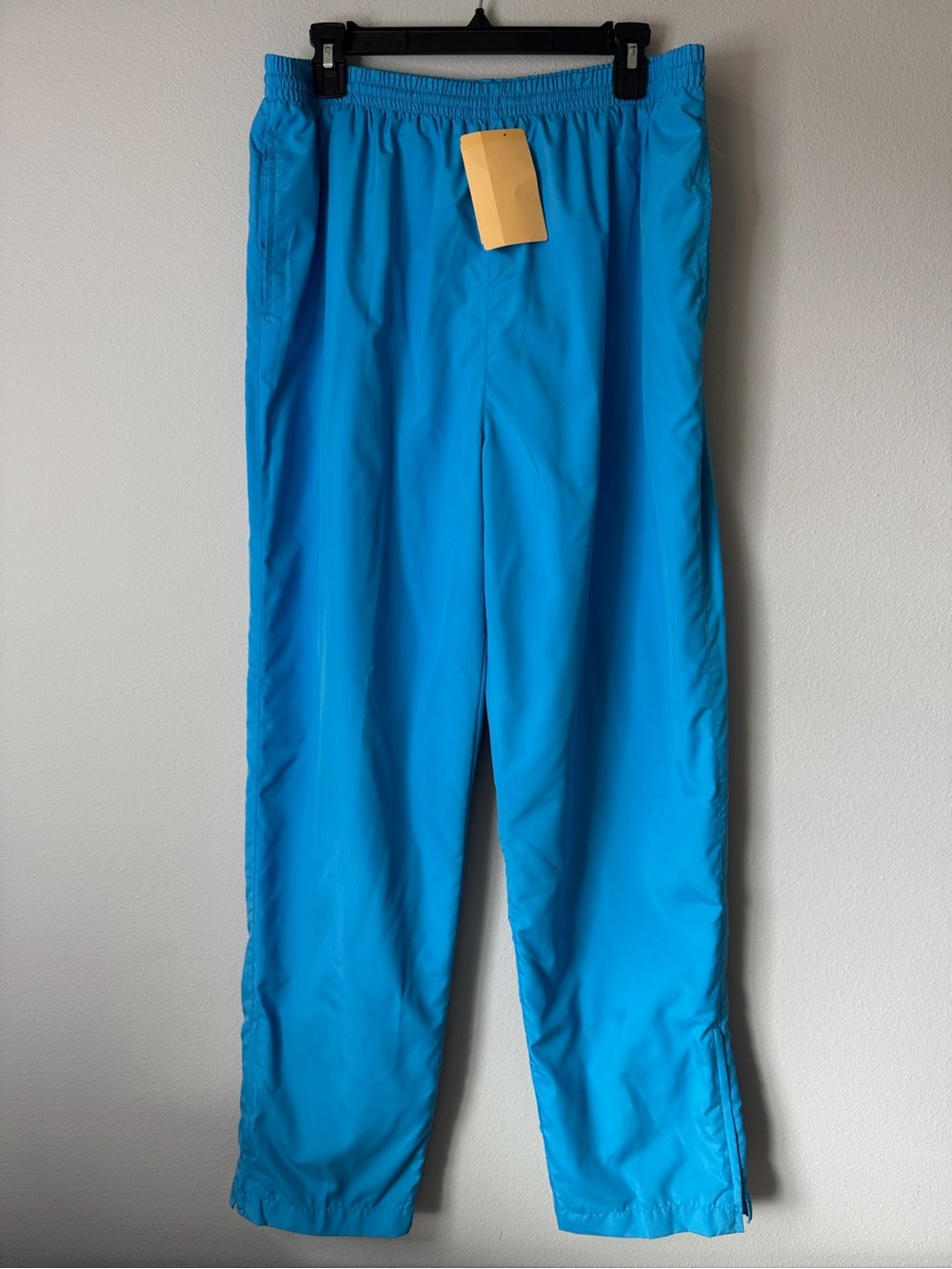 Vintage‎ Bolle Sport Windbreaker Pants XL Ice Blue Lined Athletic Track Pants